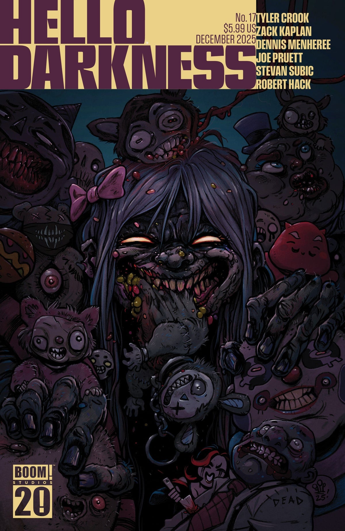 Boom Entertainment Comic Books Hello Darkness #17 D BOOM 20th Anniversary Variant (Dressed, TBD) 84428401112917041 PRH-84428401112917041