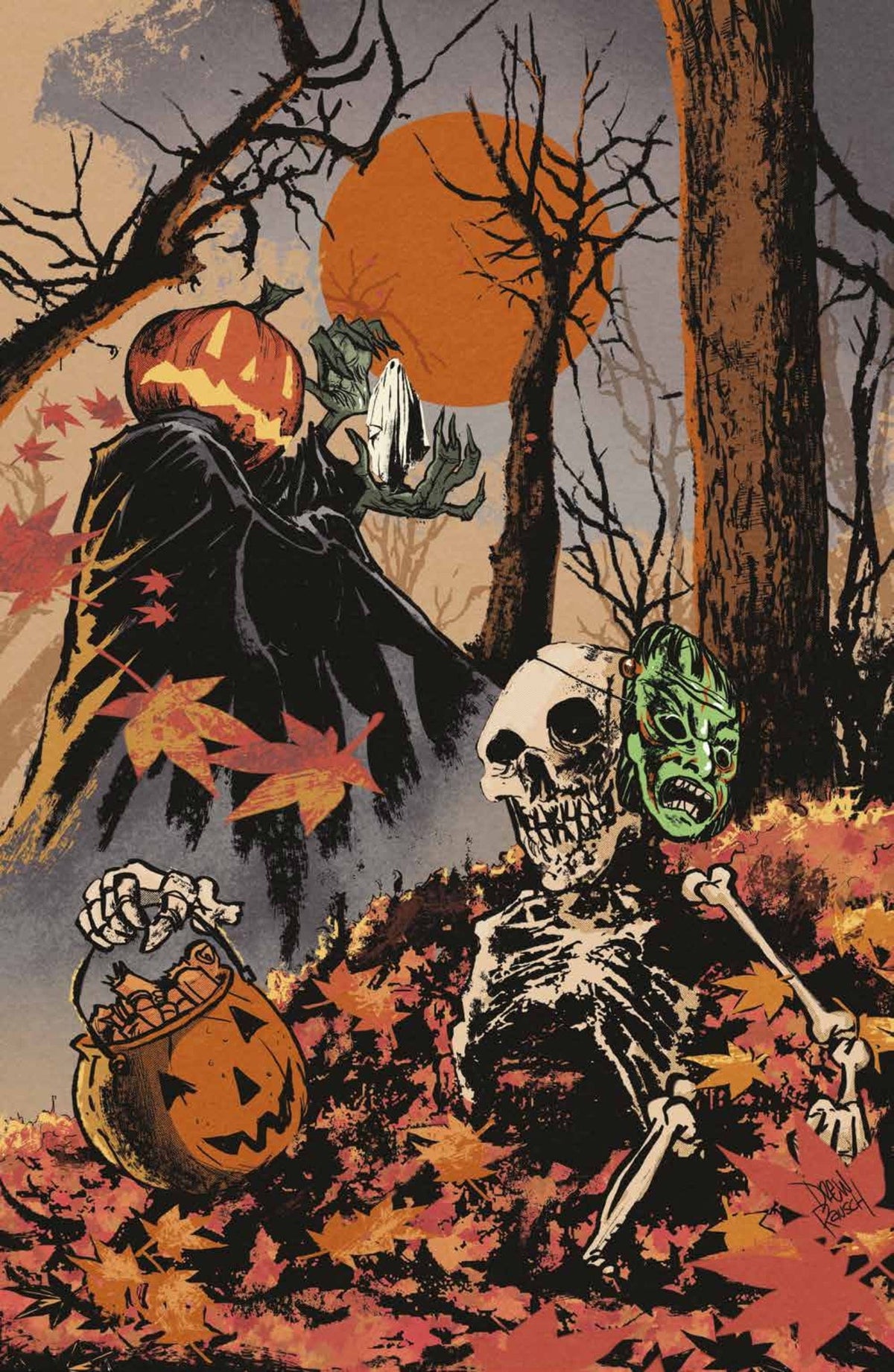 Boom Entertainment Comic Books Hello Halloween #1 D Glow in the Dark Variant (Full Art, Rausch) 84428401287401041 PRH-84428401287401041