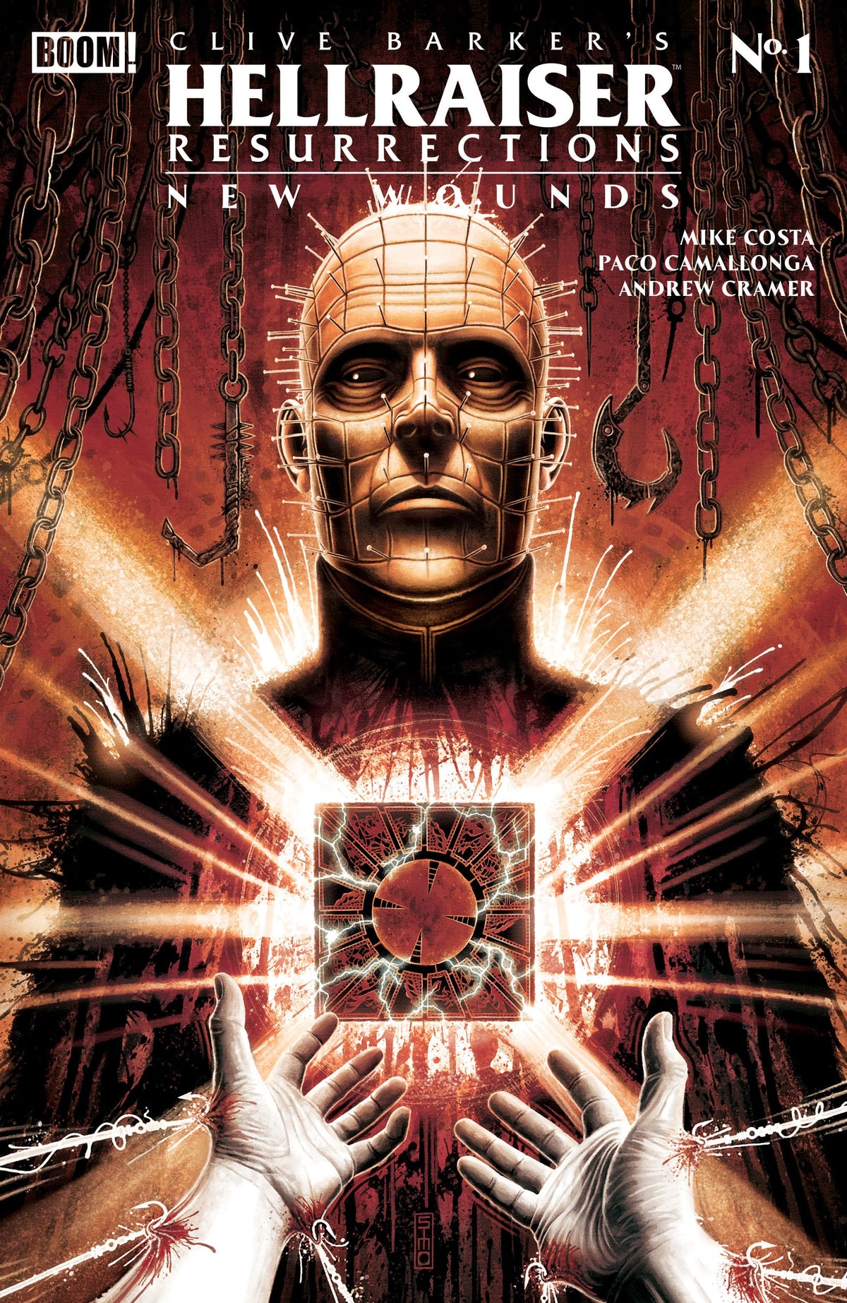 Boom Entertainment Comic Books Hellraiser: Resurrections - New Wounds #1 A Main (Dressed, Simpson) (Release Date: 09/02/2026) 84428401364201011 PRH-84428401364201011