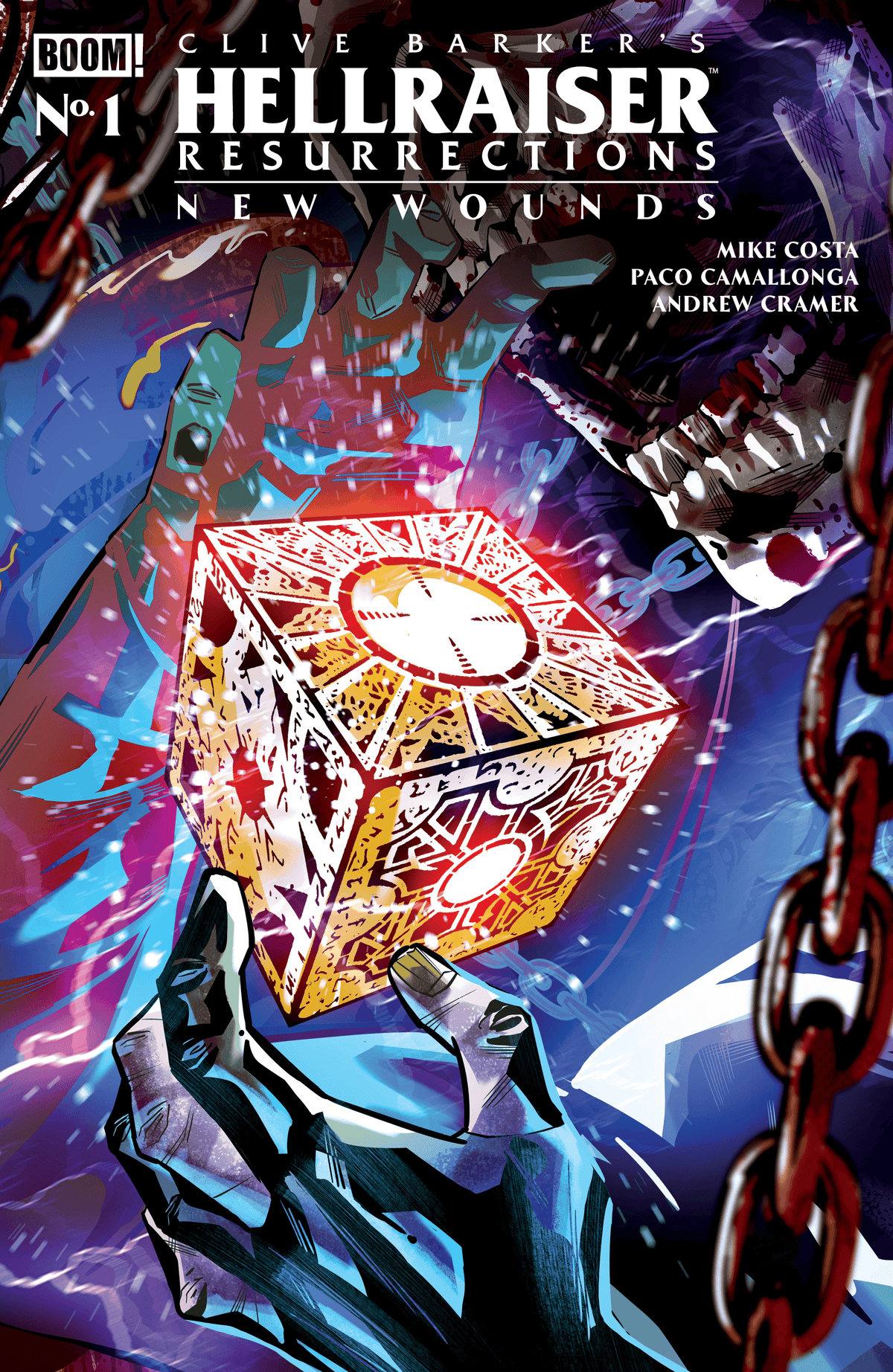 Boom Entertainment Comic Books Hellraiser: Resurrections - New Wounds #1 B Variant (Dressed, Sabbatini) (Release Date: 09/02/2026) 84428401364201021 PRH-84428401364201021