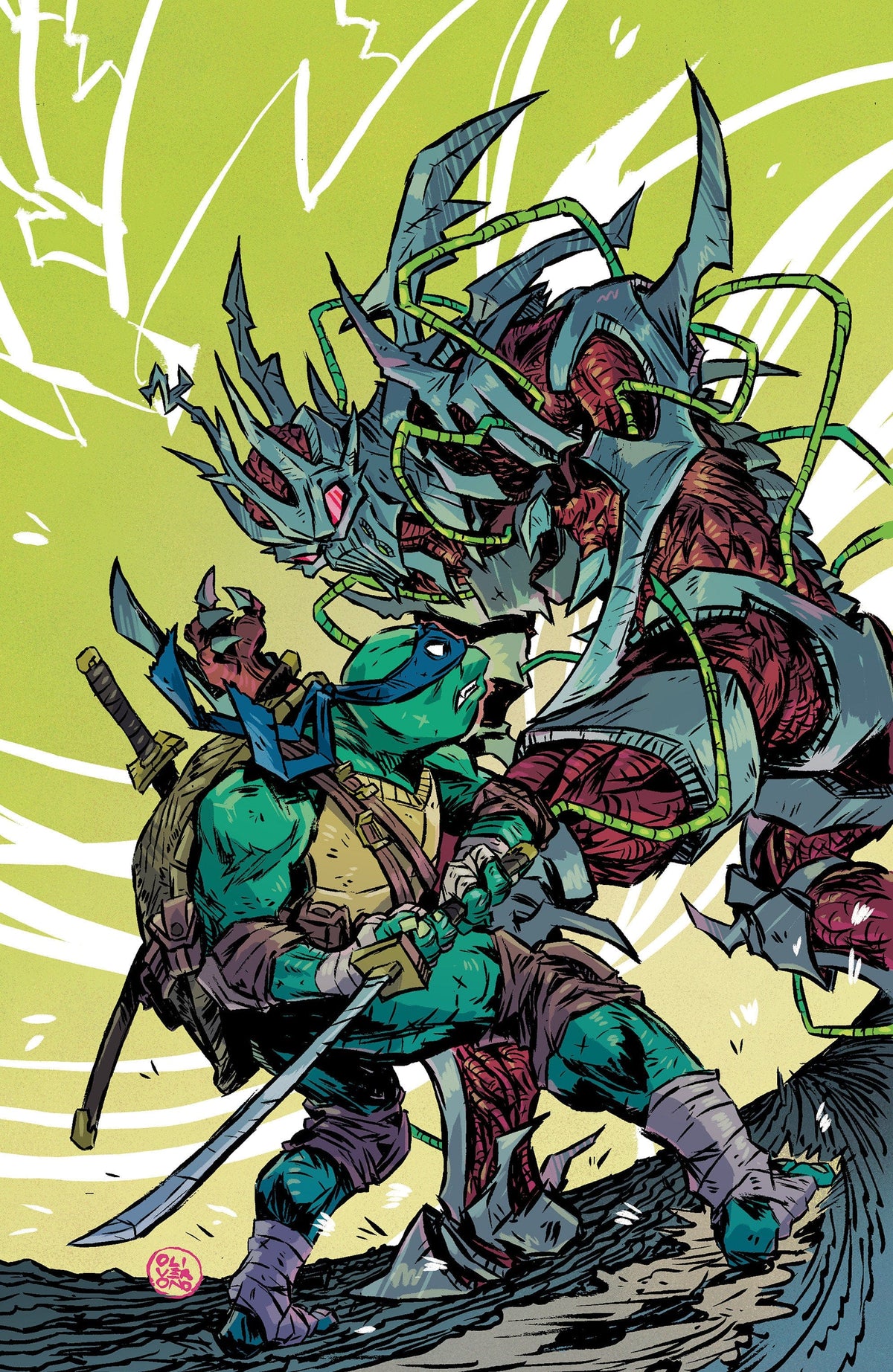 Boom Entertainment Comic Books > Incentives Mighty Morphin Power Rangers/Teenage Mutant Ninja Turtles III #5 D 1:5 INCV (Full Art, Ono) 84428401272005041 PRH-84428401272005041