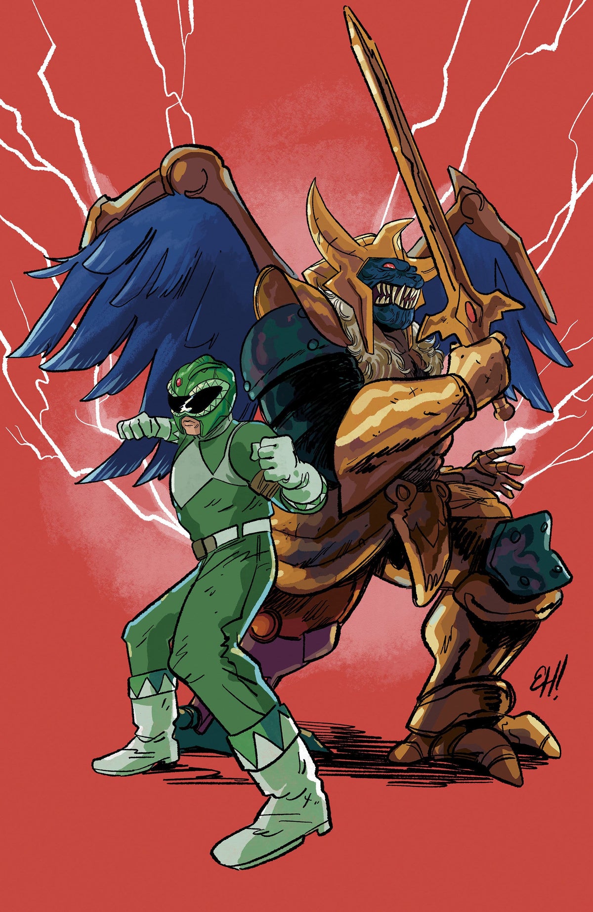 Boom Entertainment Comic Books > Incentives Power Rangers Green #1 K 1:75 INCV Variant (Full Art, Henderson) (Release Date: 08/05/2026) 84428401346801111 PRH-84428401346801111