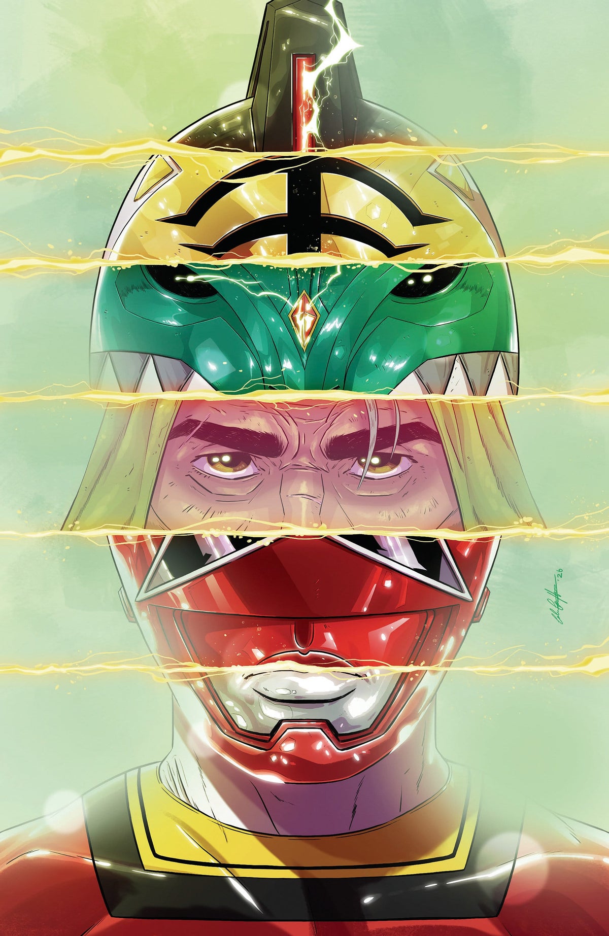 Boom Entertainment Comic Books > Incentives Power Rangers Green #4 F 1:20 INCV Variant (Full Art, Griffin) (Release Date: 11/18/2026) 84428401346804061 PRH-84428401346804061