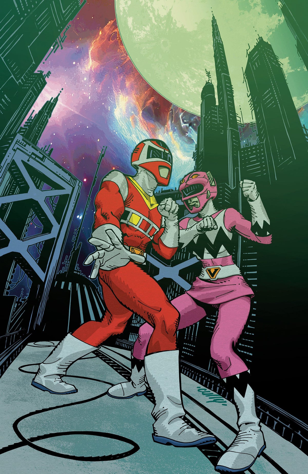 Boom Entertainment Comic Books > Incentives Power Rangers Unlimited #2 E 1:10 INCV Foil Variant (Full Art, Foil, Hamner) (Release Date: 08/12/2026) 84428401340602051 PRH-84428401340602051