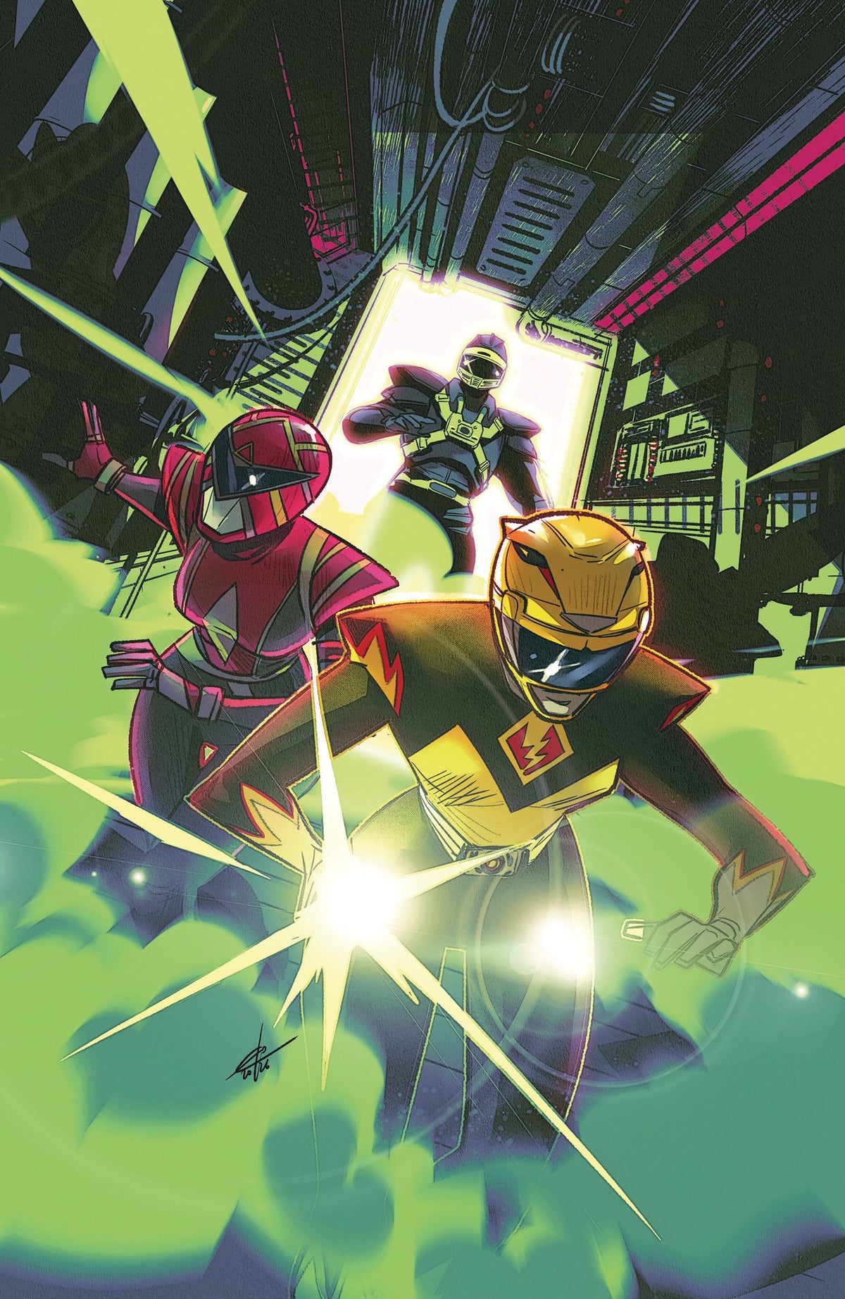 Boom Entertainment Comic Books > Incentives Power Rangers Unlimited #6 E 1:10 INCV Foil Variant (Full Art, Foil, Carlini) (Release Date: 12/16/2026) 84428401340606051 PRH-84428401340606051