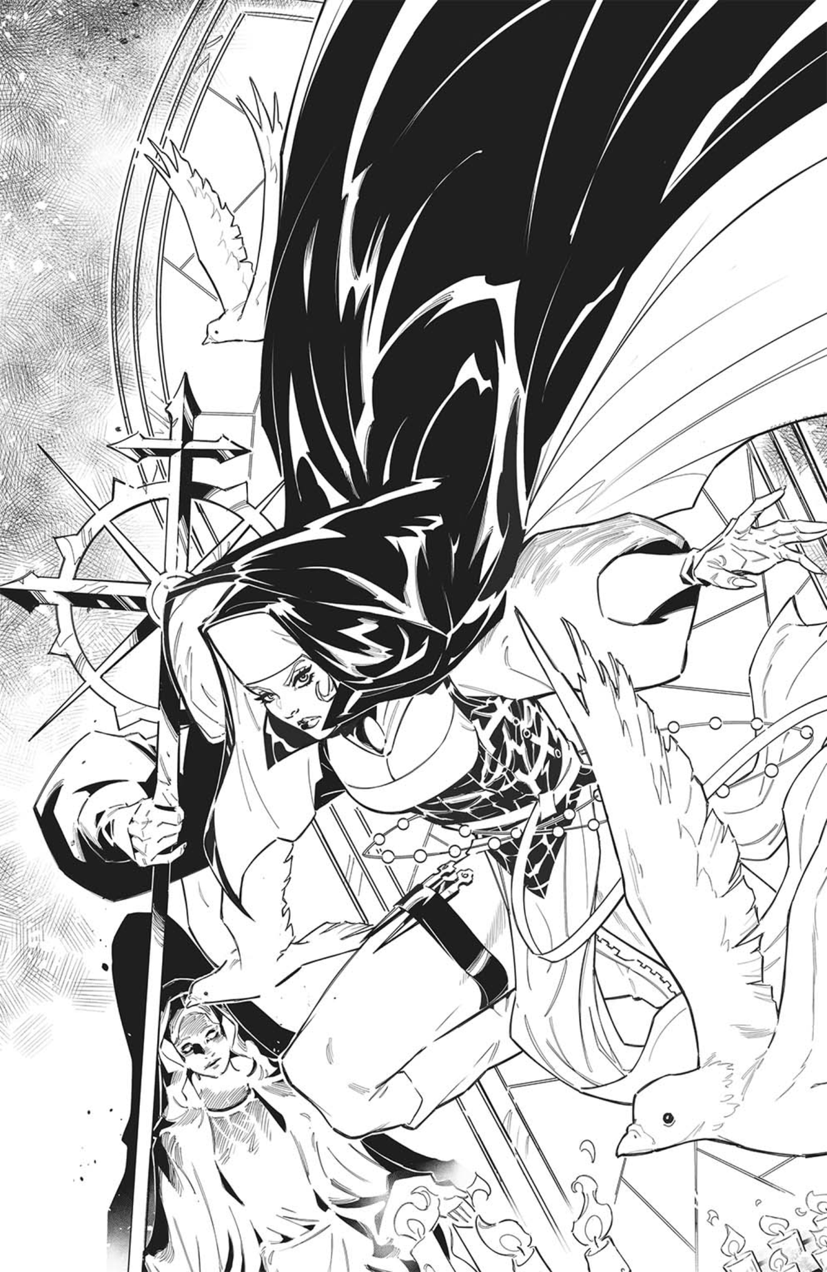 Boom Entertainment Comic Books Marian Heretic #1 ZB 2nd Printing (Full Art, Inks, Jaro) 84428401288101012 PRH-84428401288101012