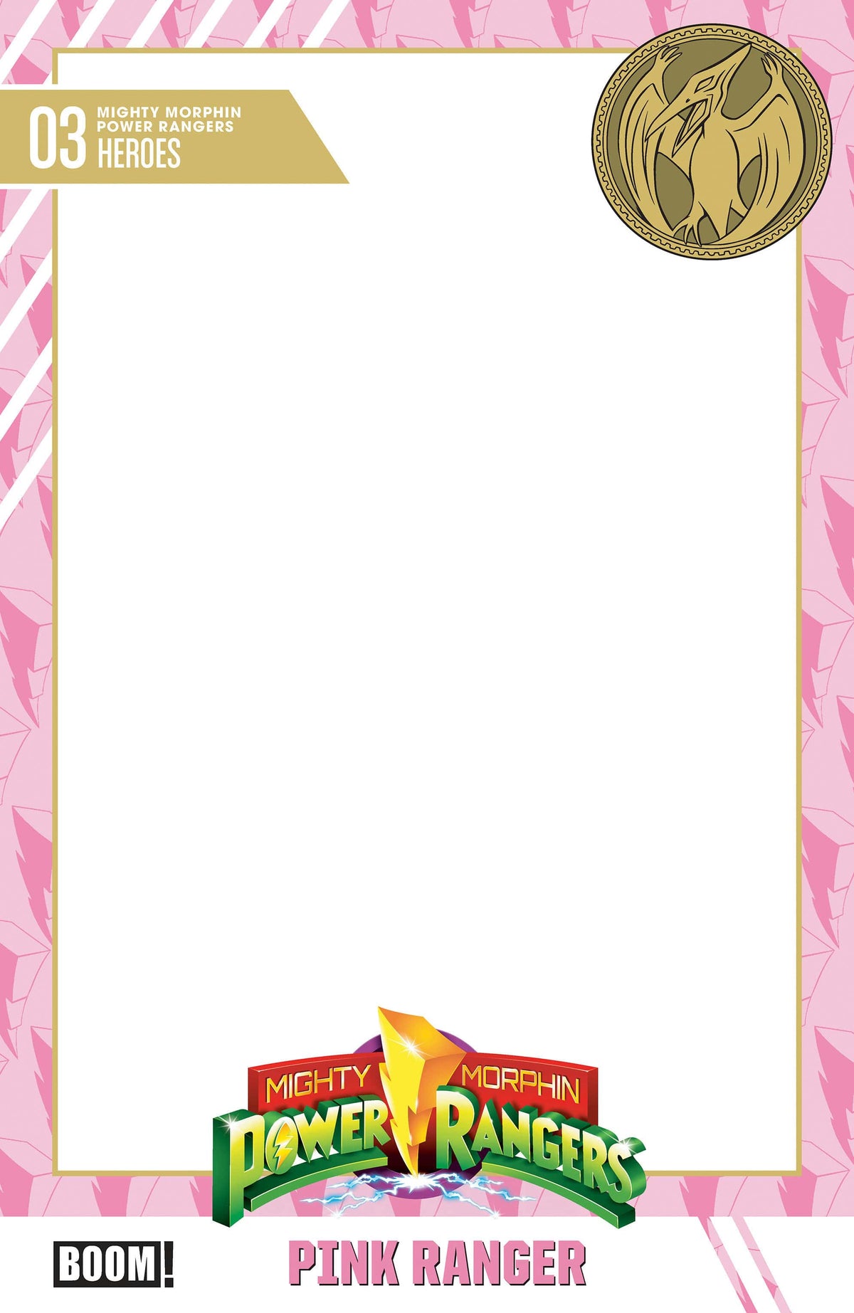 Boom Entertainment Comic Books Mighty Morphin Power Rangers (2026) #3 D Trading Card Blank Sketch Variant (Release Date: 08/26/2026) 84428401334503041 PRH-84428401334503041
