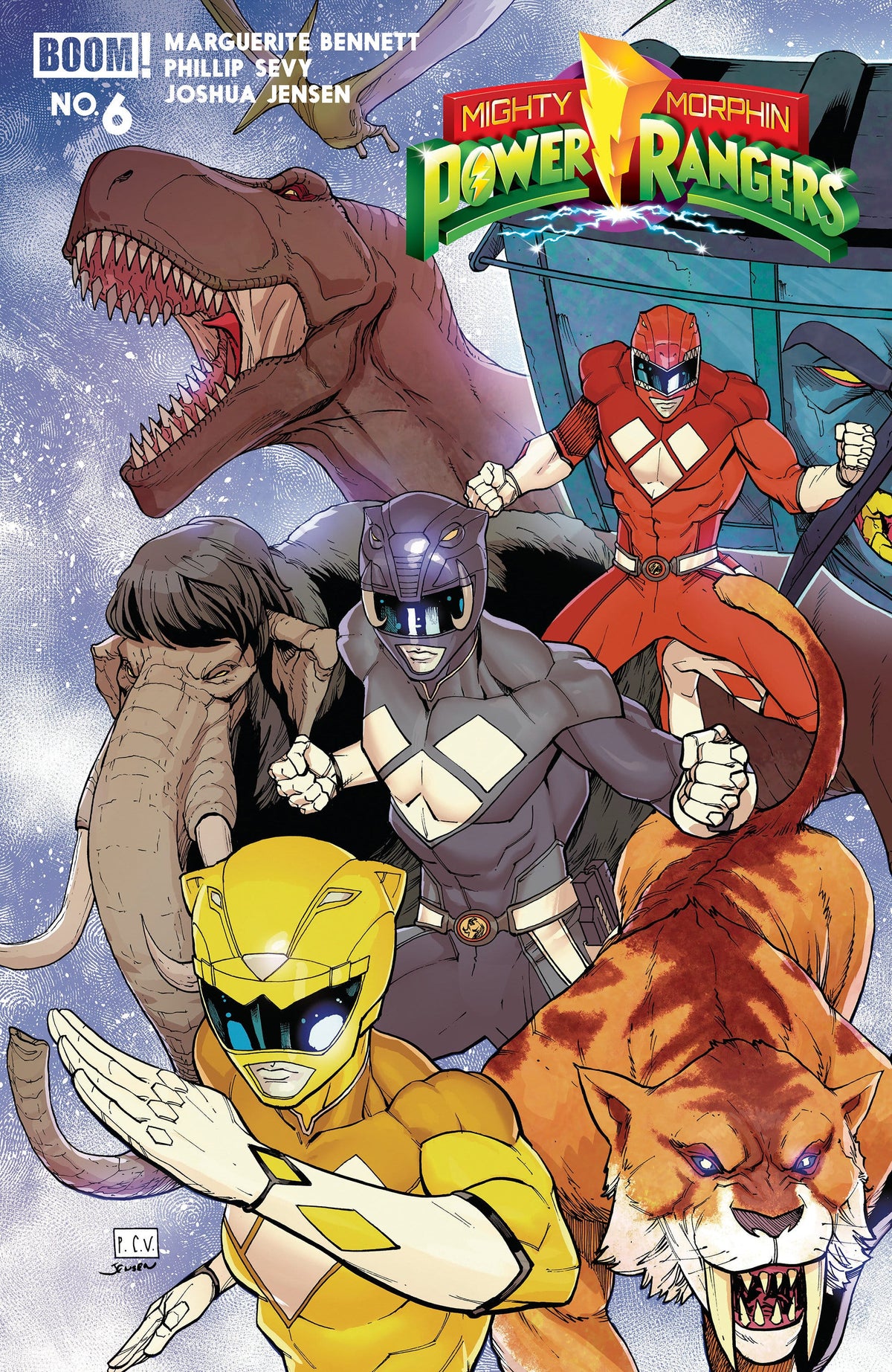 Boom Entertainment Comic Books Mighty Morphin Power Rangers (2026) #6 B Variant (Dressed, Sevy) (Release Date: 11/25/2026) 84428401334506021 PRH-84428401334506021