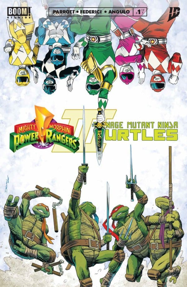 Boom Entertainment Comic Books Mighty Morphin Power Rangers/ Teenage Mutant Ninja Turtles III #1 N FOC Reveal Variant (Dressed, TBA) 84428401272001141 PRH-84428401272001141