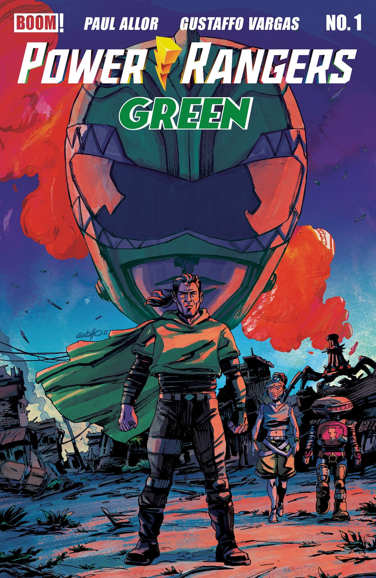 Boom Entertainment Comic Books Power Rangers Green #1 B Variant (Dressed, Vargas) (Release Date: 08/05/2026) 84428401346801021 PRH-84428401346801021