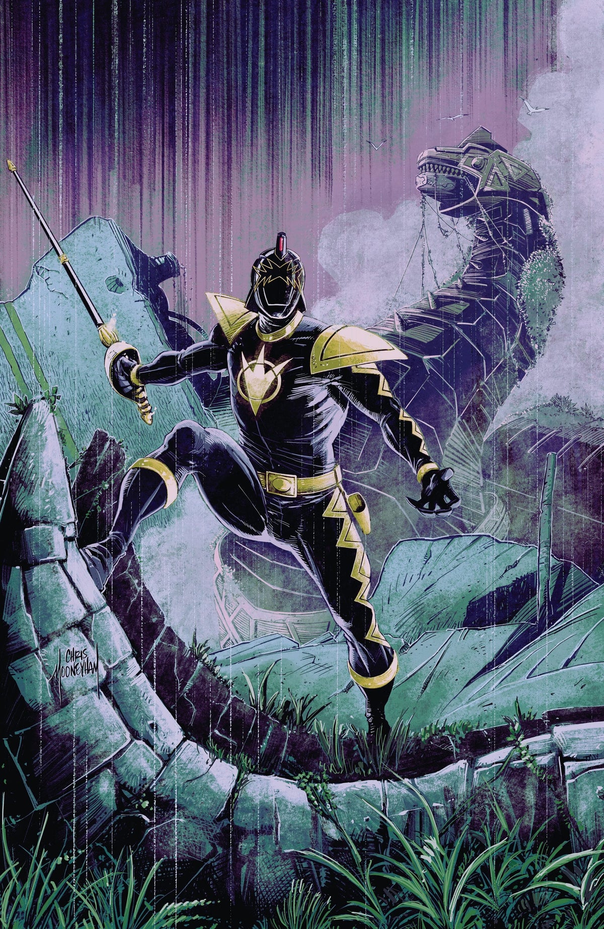 Boom Entertainment Comic Books Power Rangers Green #1 C Tommy Oliver Card Stock Connecting Variant (Dressed, Mooneyham) (Release Date: 08/05/2026) 84428401346801031 PRH-84428401346801031