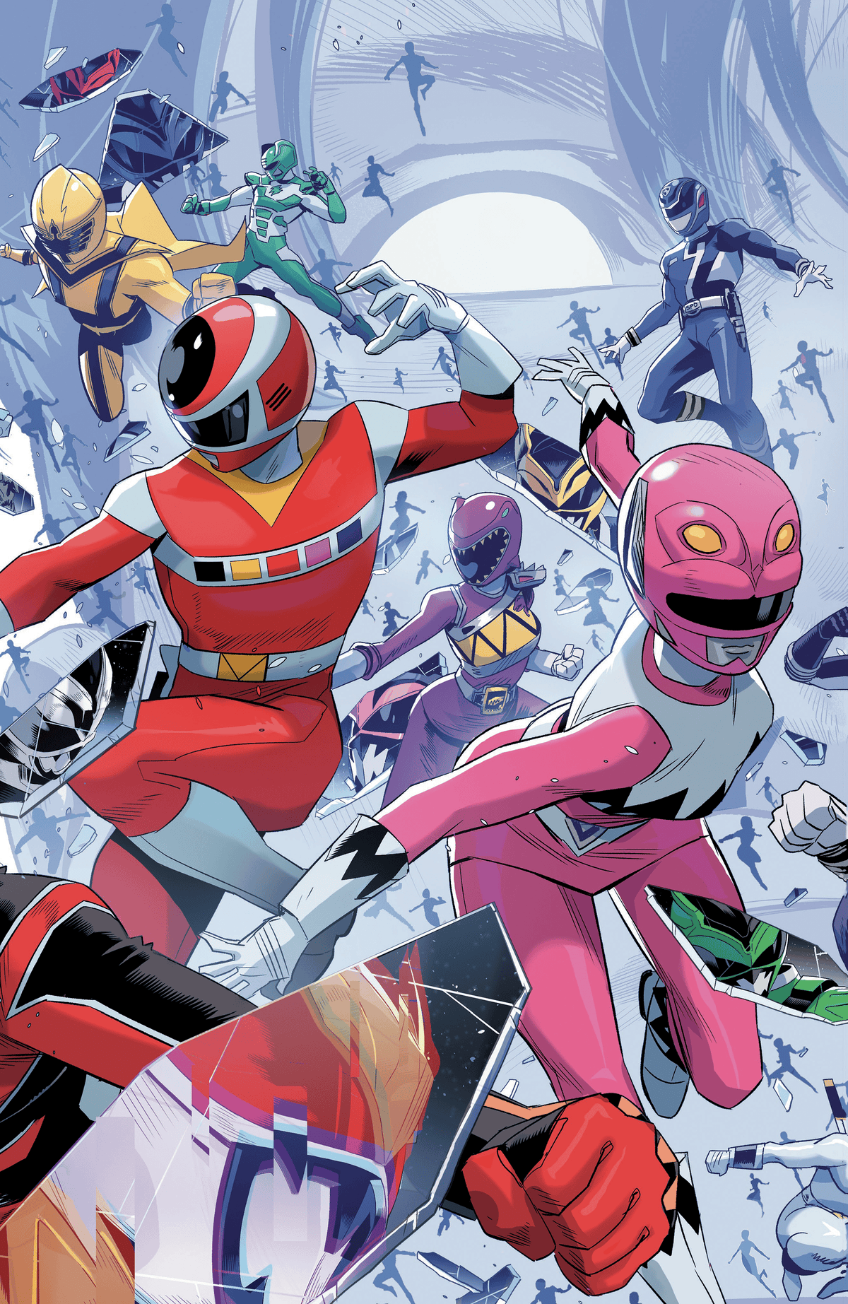 Boom Entertainment Comic Books Power Rangers Unlimited #2 C Every Ranger Ever Card Stock Connecting Variant (Full Art, Zonno) (Release Date: 08/12/2026) 84428401340602031 PRH-84428401340602031