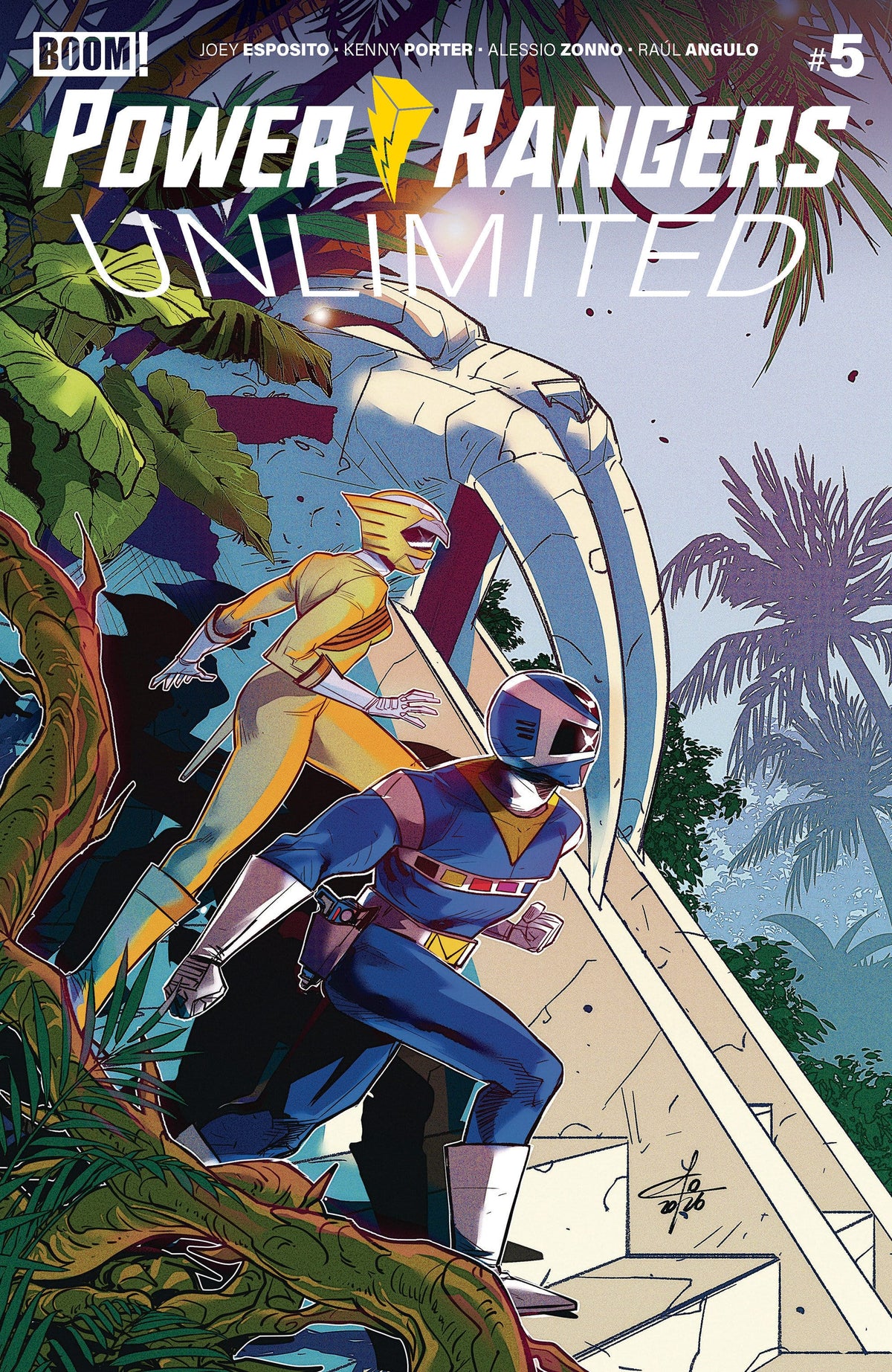Boom Entertainment Comic Books Power Rangers Unlimited #5 B Variant (Dressed, Carlini) (Release Date: 11/11/2026) 84428401340605021 PRH-84428401340605021