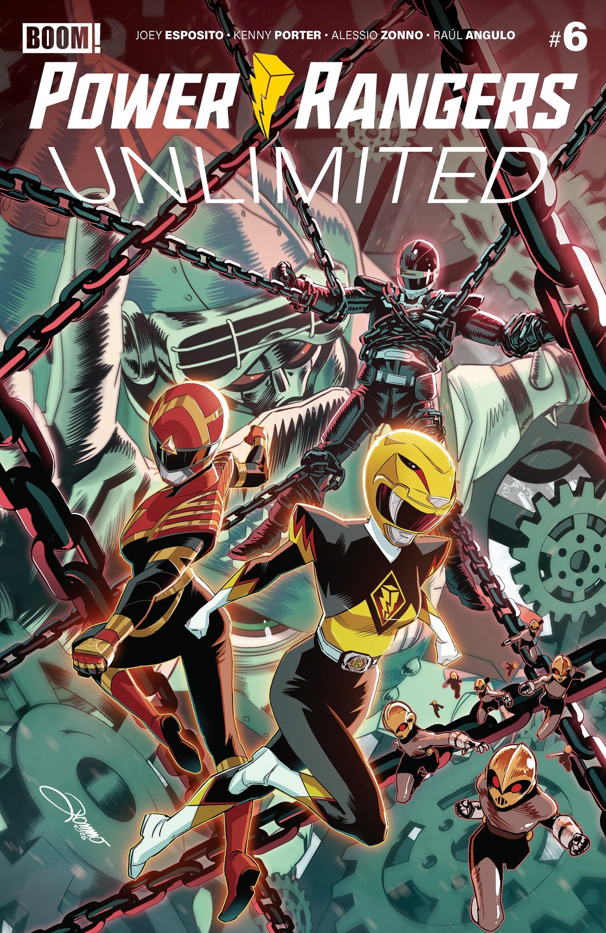 Boom Entertainment Comic Books Power Rangers Unlimited #6 A Main (Dressed, Zonno) (Release Date: 12/16/2026) 84428401340606011 PRH-84428401340606011