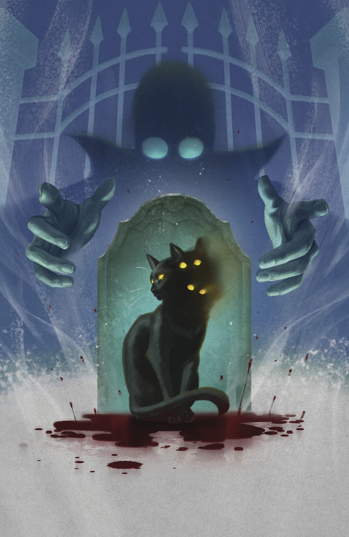 Boom Entertainment Comic Books Stuff of Nightmares: The Cat in the Coffin #1 E Glow in the Dark Variant (Full Art, Glow in the Dark, Murakami) (Release Date: 08/19/2026) 84428401344401051 PRH-84428401344401051