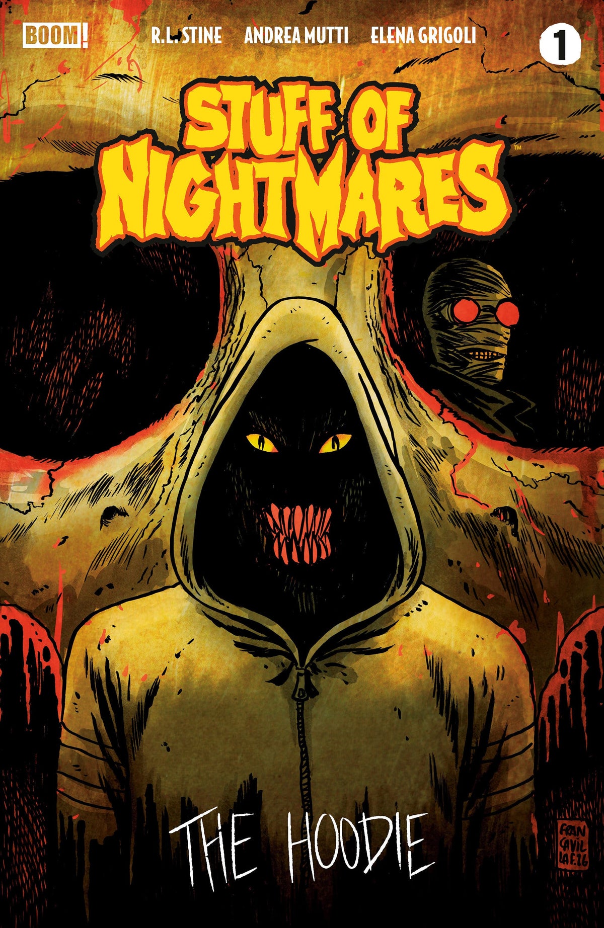 Boom Entertainment Comic Books Stuff of Nightmares: The Hoodie #1 A Main (Dressed, Francavilla) (Release Date: 12/02/2026) 84428401391801011 PRH-84428401391801011