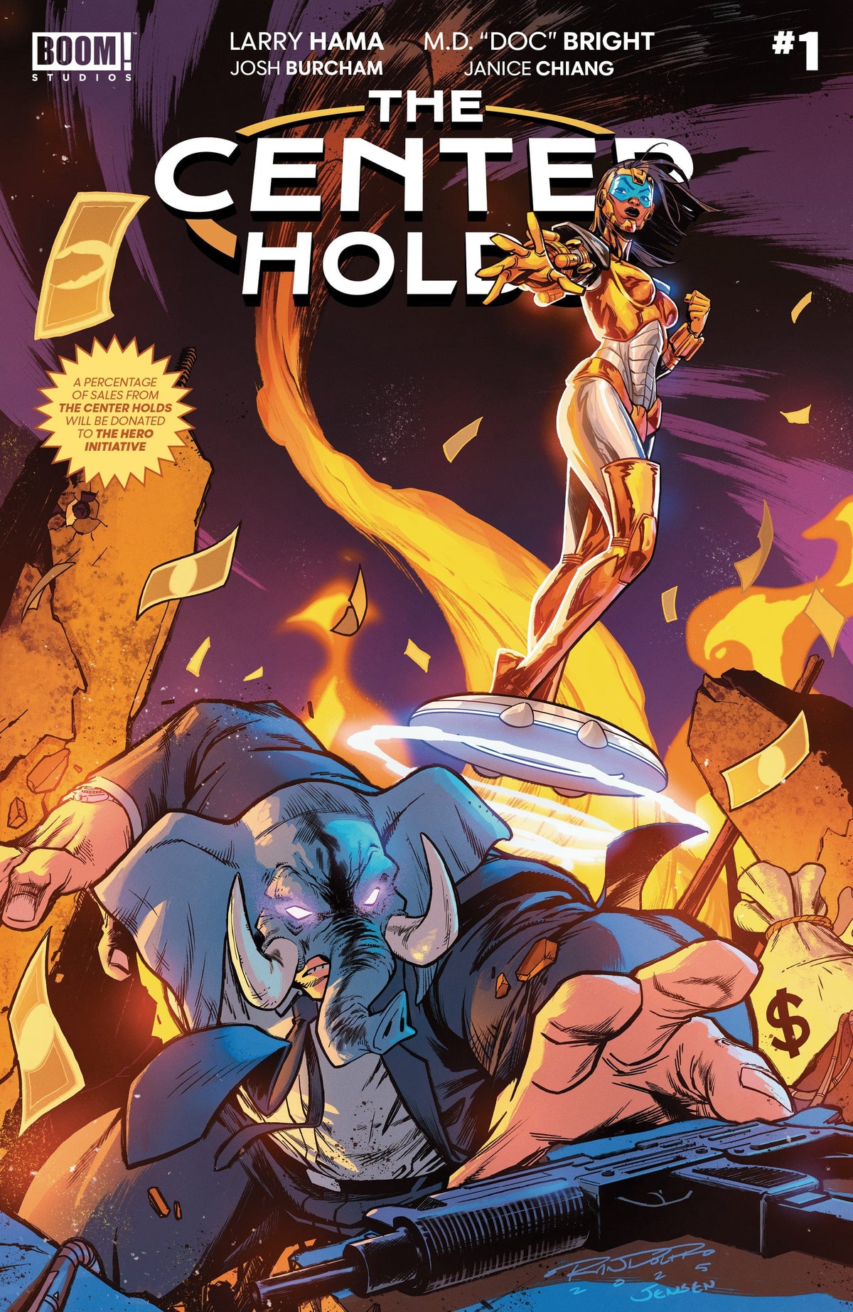 Boom Entertainment Comic Books The Center Holds #1 B Variant (Dressed, Randolph) 84428401318501021 PRH-84428401318501021