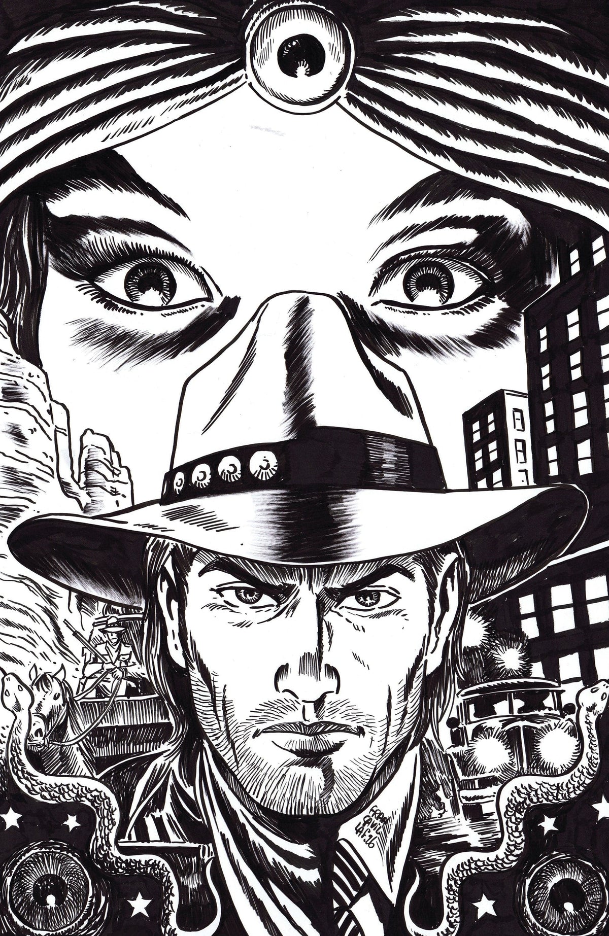 Boom Entertainment Comic Books The Life and Death of Lucas Dreamwalker #1 E Unlimited Variant (Full Art, Francavilla) 84428401332101051 PRH-84428401332101051
