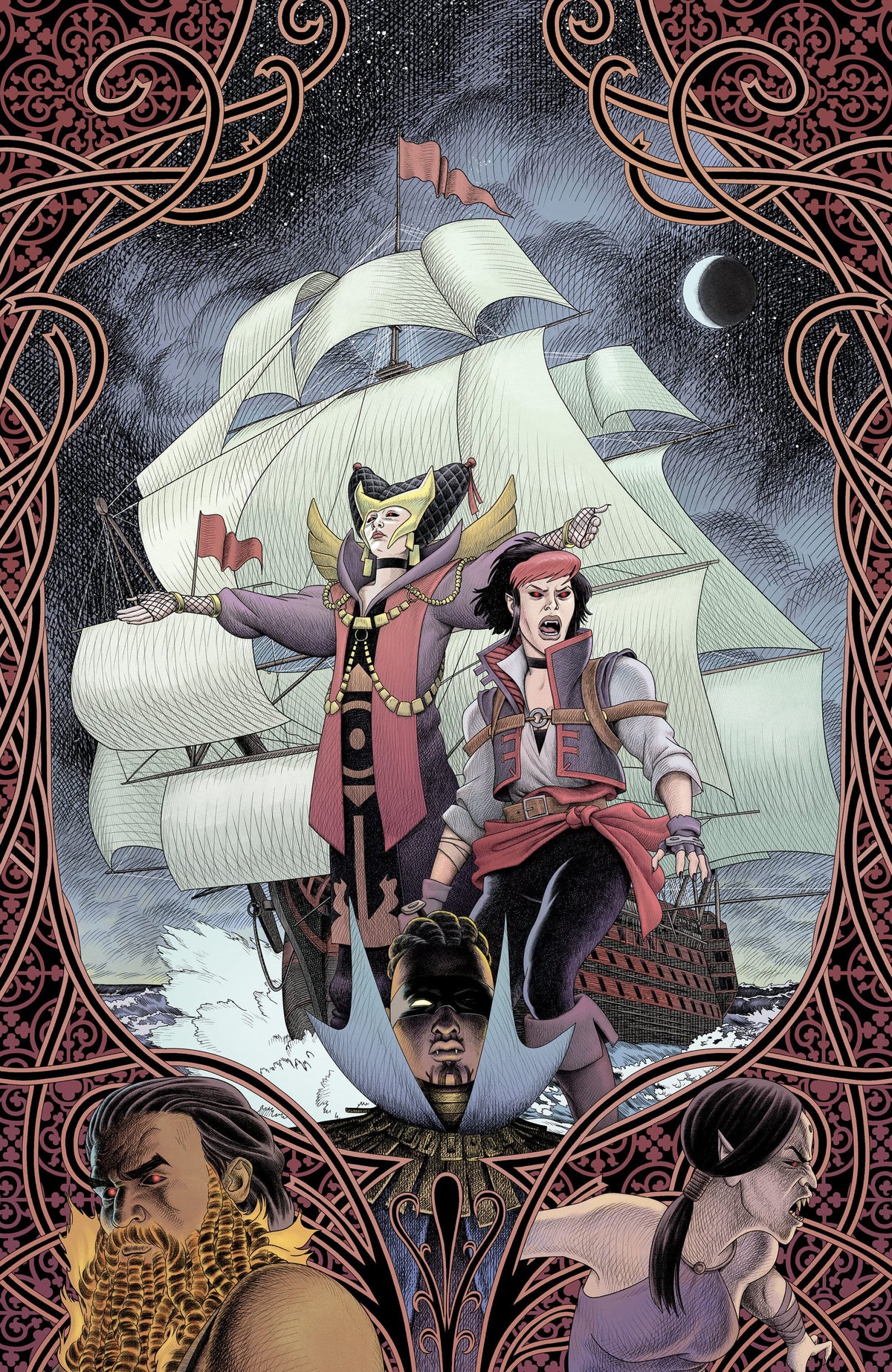 Boom Entertainment Comic Books Vampyrates! #2 G Unlimited Variant (Full Art, Pizzari) (Release Date: 08/19/2026) 84428401341302071 PRH-84428401341302071