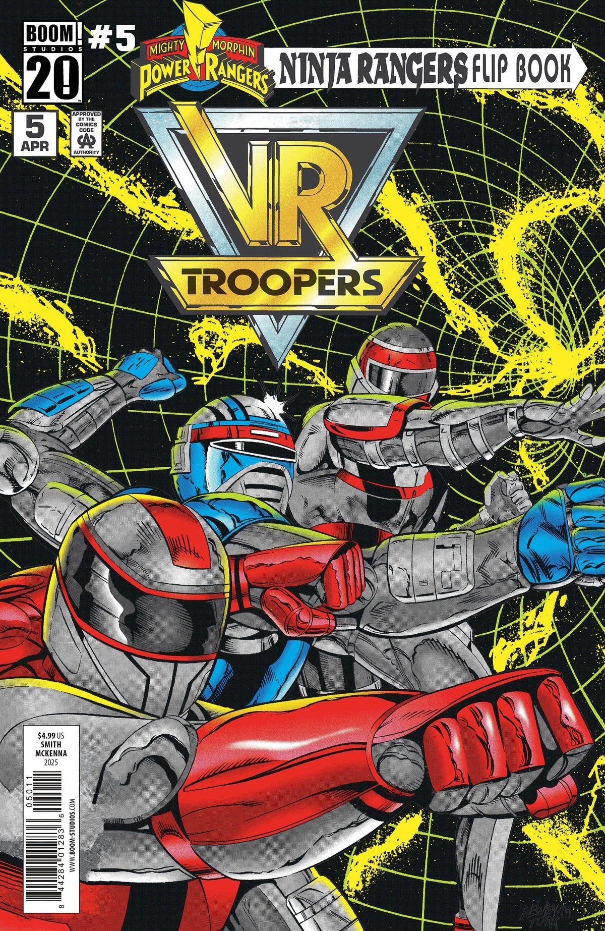 Boom Entertainment Comic Books VR Troopers/Power Rangers Flipbook Facsimile Edition #5 A Main (Dressed, Smith & McKenna) 84428401283605011 PRH-84428401283605011
