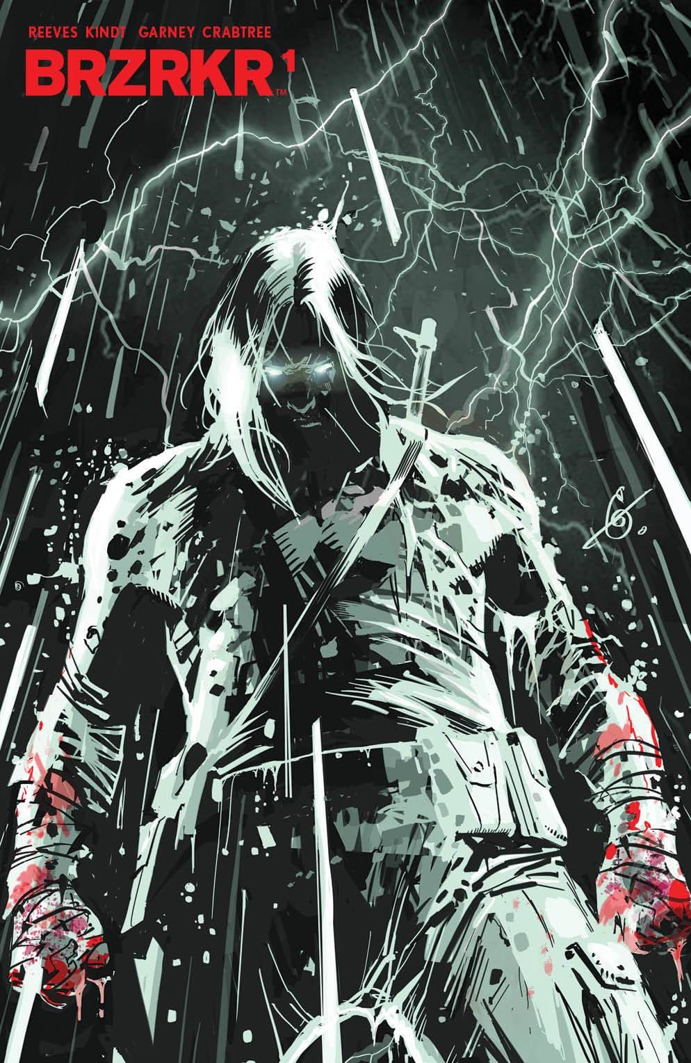 BOOM! STUDIOS Comic Books BRZRKR (BERZERKER) #1 2ND PTG FOIL GARNEY (MR) 84428400795501012