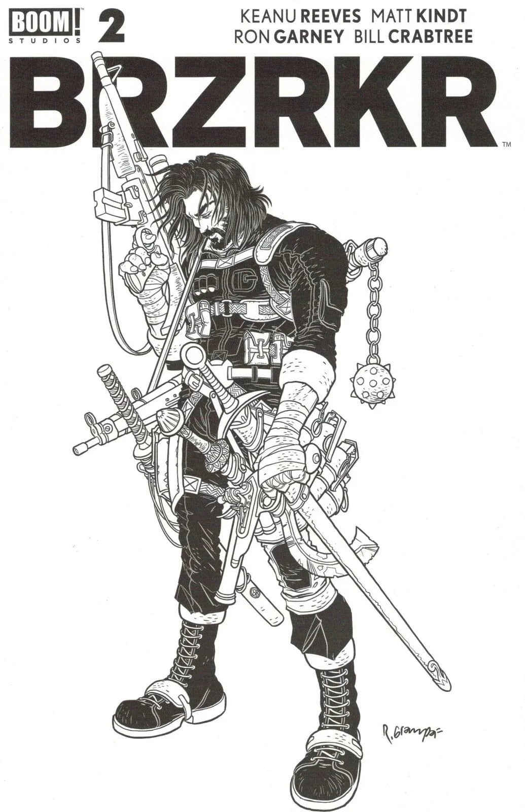 BOOM! STUDIOS Comic Books BRZRKR (BERZERKER) #2 CVR A GRAMPA SECRET VARIANT 2 (MR) 84428400795502011