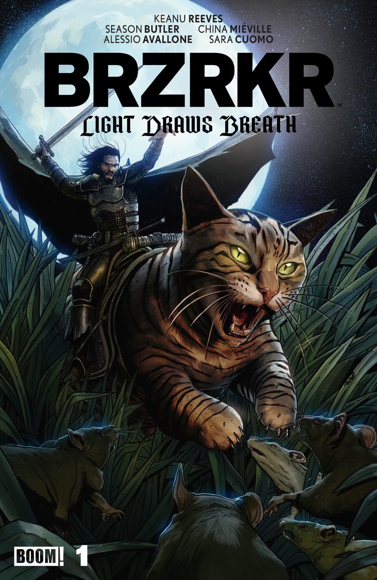 Boom! Studios Comic Books BRZRKR: Light Draws Breath #1 I FOC Reveal Variant (Dressed, TBA) 84428401331401091 PRH-84428401331401091