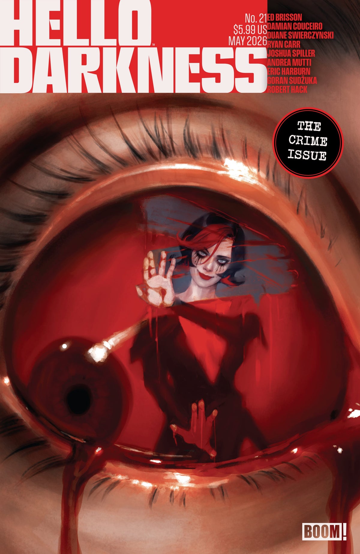 Boom! Studios Comic Books Hello Darkness #21 F FOC Reveal Variant (Dressed, TBA) 84428401112921061 PRH-84428401112921061