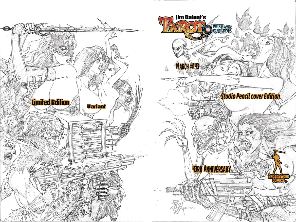 BROADSWORD COMICS Comic Books > Incentives TAROT WITCH OF THE BLACK ROSE #143 1:10 INCV (NET) (MR) 80487923390914341 JAN241500