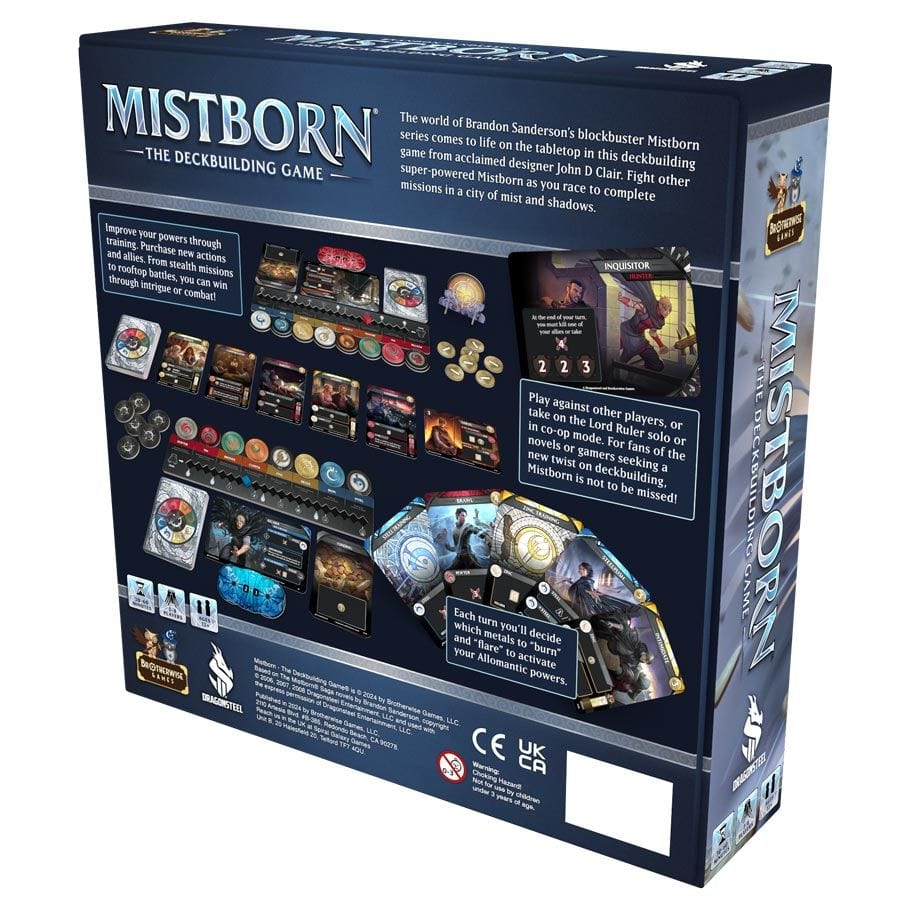 Brotherwise Games Board Games Mistborn: The Deckbuilding Game 856934004849 BGM849