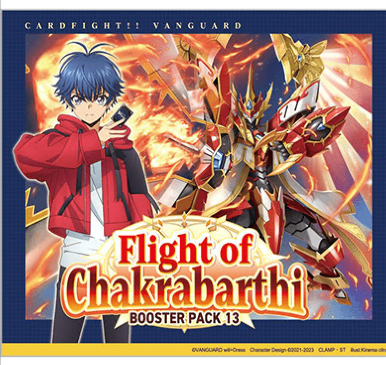 Bushiroad, Inc. Trading Card Games > Cardfight Vanguard Cardfight Vanguard: Flight of Chakrabarthi Booster Box 8885009408987 VGEDBT13