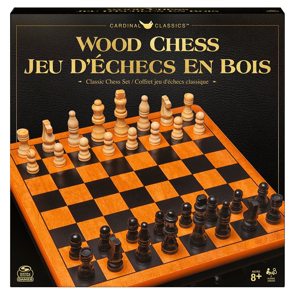 Cardinal Board Games > Large Box Games Cardinal Classics: Wood Chess 778988383902 20133717