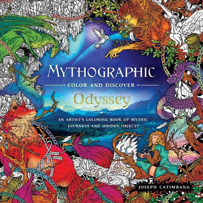 Castle Point Books Books > Coloring Books Mythographic Color and Discover: Odyssey - An Artist's Coloring Book of Mythic Journeys and Hidden Objects - Paperback 9781250271310 MC-21682