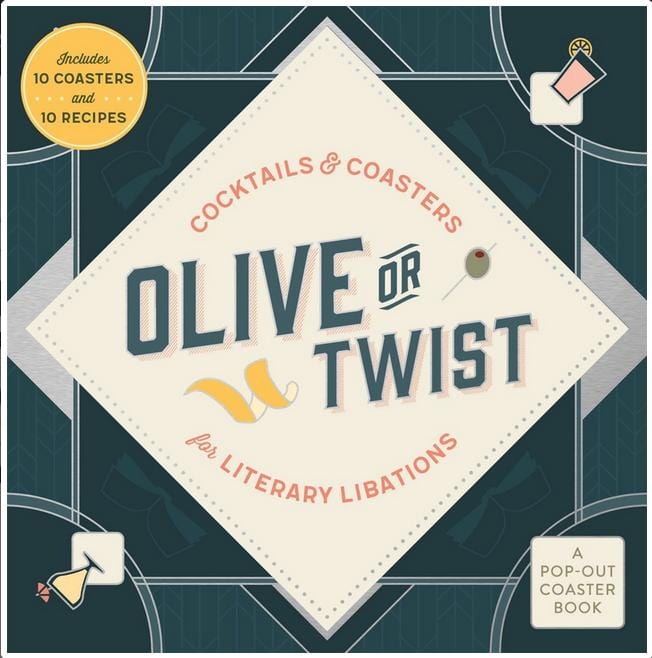 Castle Point Books Books > Food, Drink, & Drugs > Booze Olive or Twist: Cocktails and Coasters for Literary Libations - Board Book 9781250277992 MC-21431