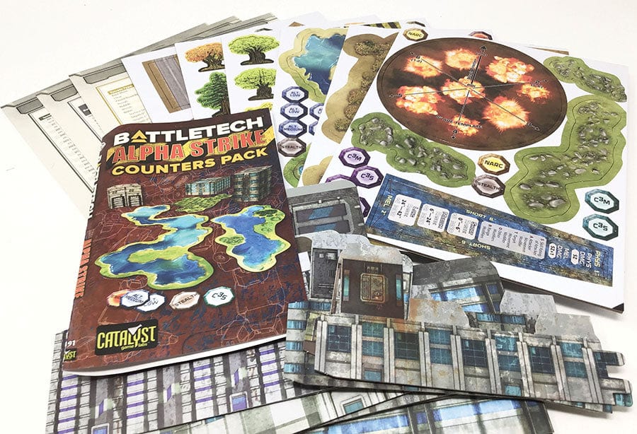 Catalyst Game Labs Game Supplies > Tokens & Counters BattleTech: Alpha Strike - Counters Pack 810123690589 CAT 35191