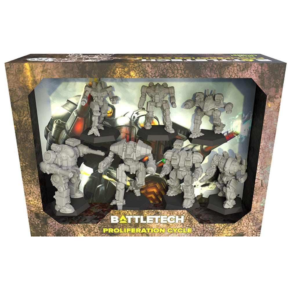 Catalyst Game Labs Tabletop Games > Miniature Games BattleTech: Miniature Force Pack - Proliferation Cycle Boxed Set 810038459905 CAT 35775