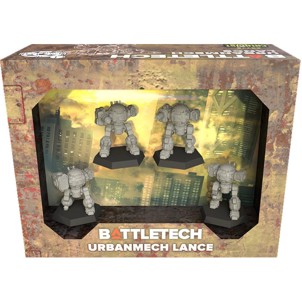 Catalyst Game Labs Tabletop Games > Miniature Games BattleTech: Miniature Force Pack - UrbanMech Lance 810038459912 CAT 35776