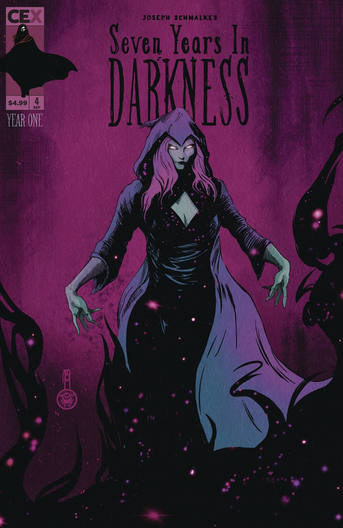 CEX PUBLISHING Comic Books SEVEN YEARS IN DARKNESS #4 (OF 4) CVR B SCHMALKE 79394597454200421 JUN231731