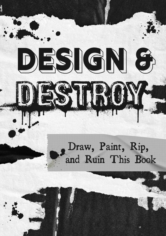 Chartwell Books Books > Art & Gifts > Make Art Design & Destroy: Draw, Paint, Rip, and Ruin This Book - Paperback 9780785839309 MC-34136