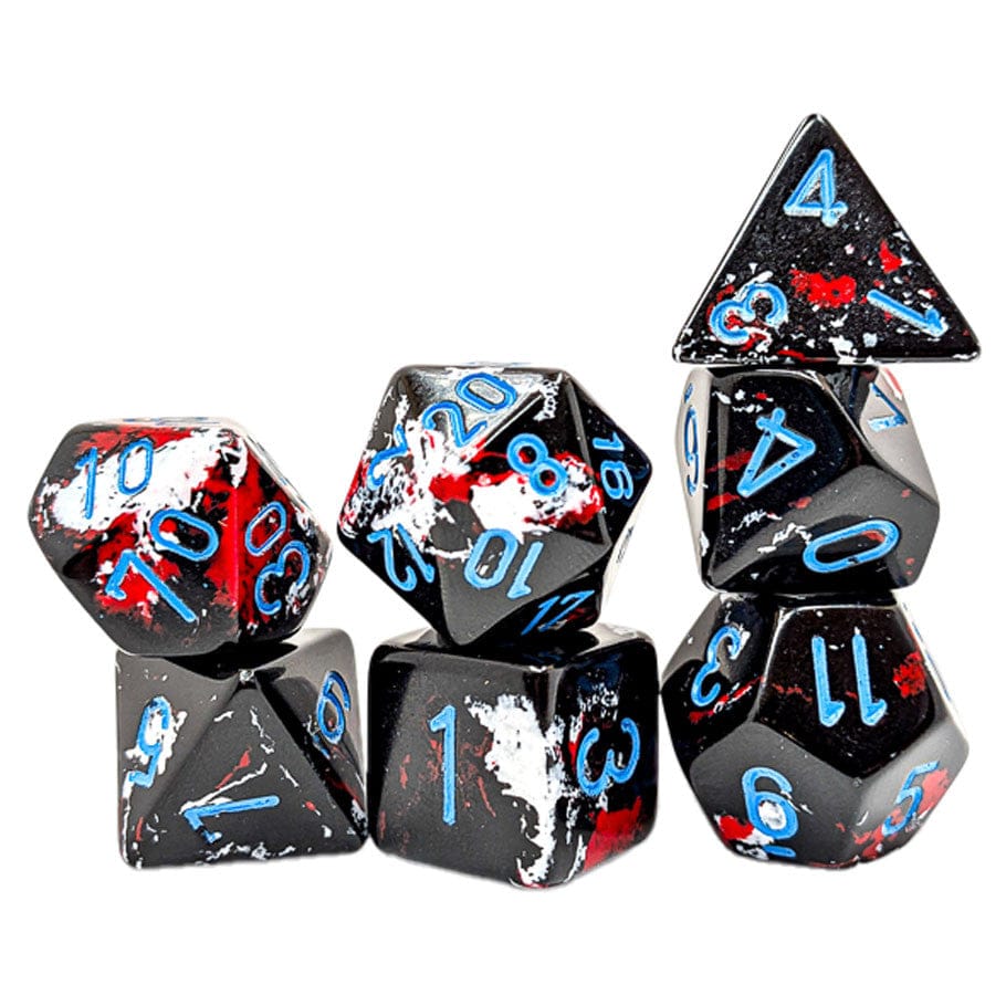Chessex Dice > Chessex Chessex: 7-Set - Brush, Dark Side 601982075620 CHX24408