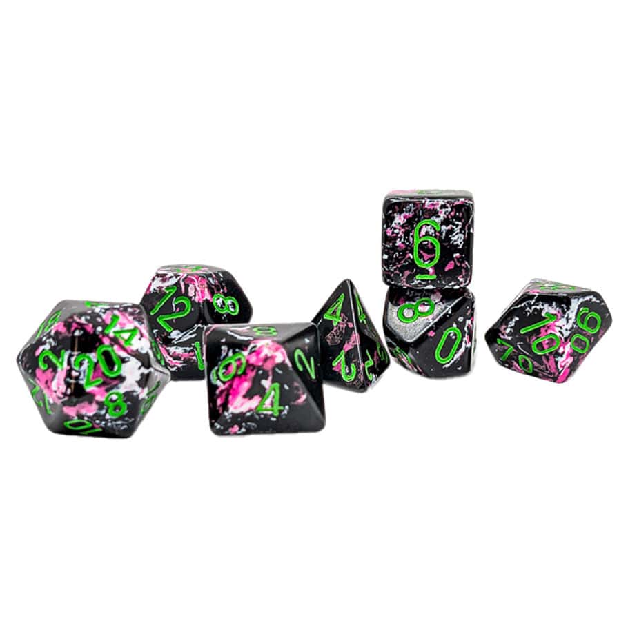 Chessex Dice > Chessex Chessex: 7-Set - Brush, Paintball 601982047726 CHX24414