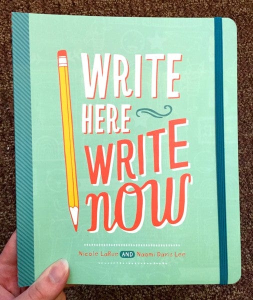 Chronicle Books Books > Art & Gifts > Make Art Write Here, Write Now - Paperback 9781452129396 MC-21151