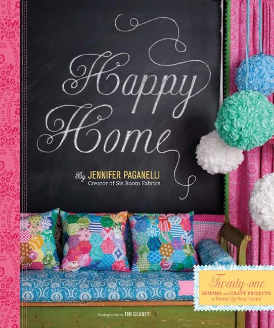 Chronicle Books Books > Lifestyle > Diy Happy Home: Twenty-One Sewing and Craft Projects to Pretty Up Your Home - Hardcover 9780811874458 MC-44312