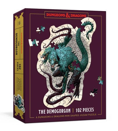 Clarkson Potter/Ten Speed Puzzles > Jigsaw Puzzles Dungeons & Dragons Mini Shaped 102pc Jigsaw Puzzle: The Demogorgon 9780593580684