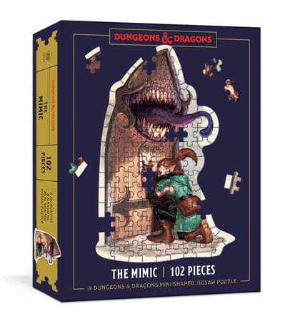 Clarkson Potter/Ten Speed Puzzles > Jigsaw Puzzles Dungeons & Dragons Mini Shaped 102pc Jigsaw Puzzle: The Mimic 9780593580691