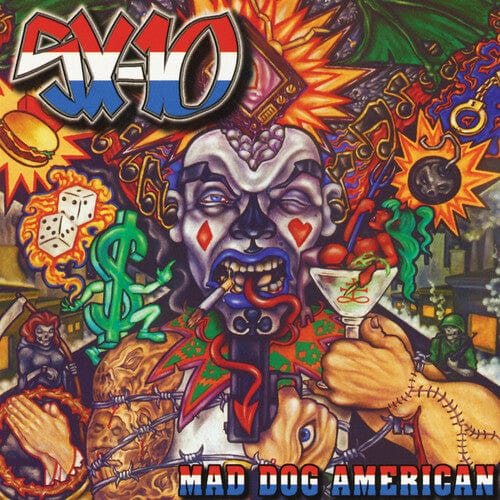 Sx-10 Music > Vinyl Records SX-10 - Mad Dog American (Red & Blue Splatter Vinyl) 889466342110 CLE3421.1