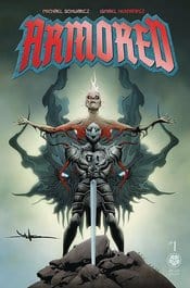 CLOVER PRESS, LLC Comic Books > Incentives ARMORED #1 CVR B 1:5 INCV LEE RED FOIL (NET) '86000636103700121 JAN241523