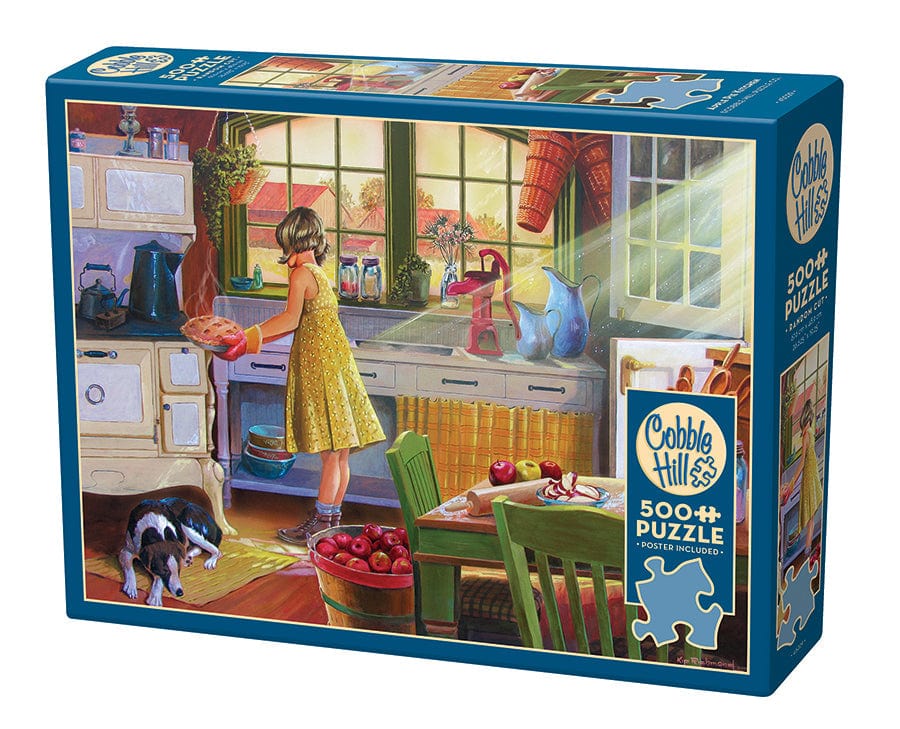 Cobble Hill Puzzles > Jigsaw Puzzles Apple Pie Kitchen (500 Piece Puzzle) 625012450294 45029