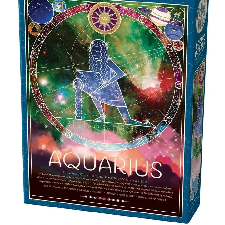 Cobble Hill Puzzles > Jigsaw Puzzles Aquarius (500 Piece Puzzle) 625012450218 45021