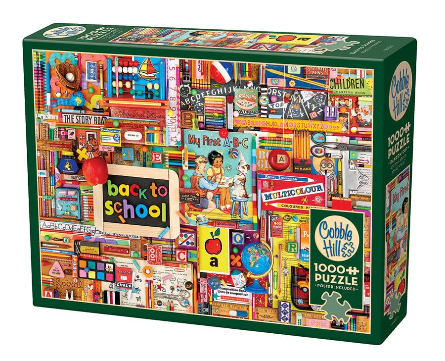 Cobble Hill Puzzles > Jigsaw Puzzles Back to School (1000 Piece Puzzle) 625012400220 40022